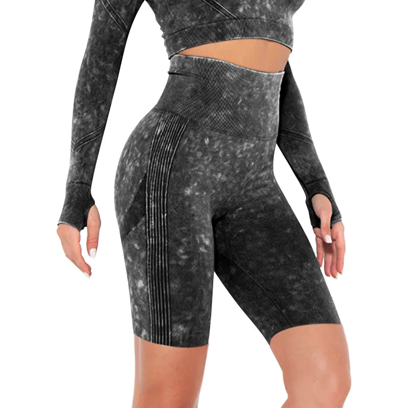 Seamless High Waist Cycling Shorts