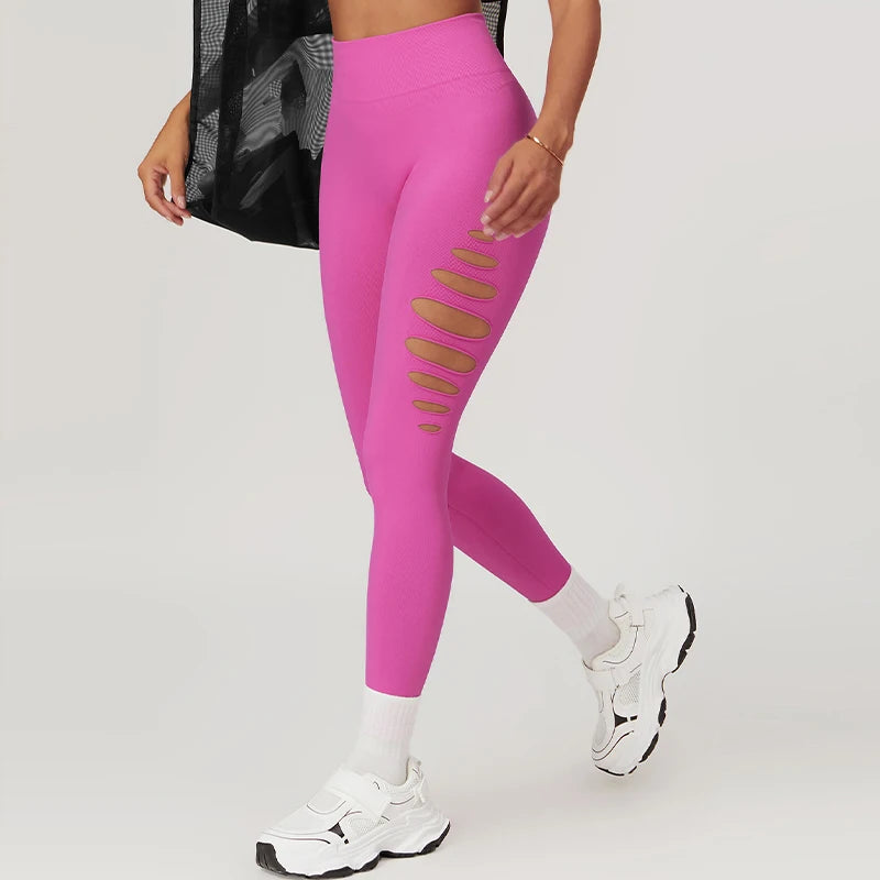 Seamless Gym Leggings Push Up Scrunch Workout Pants