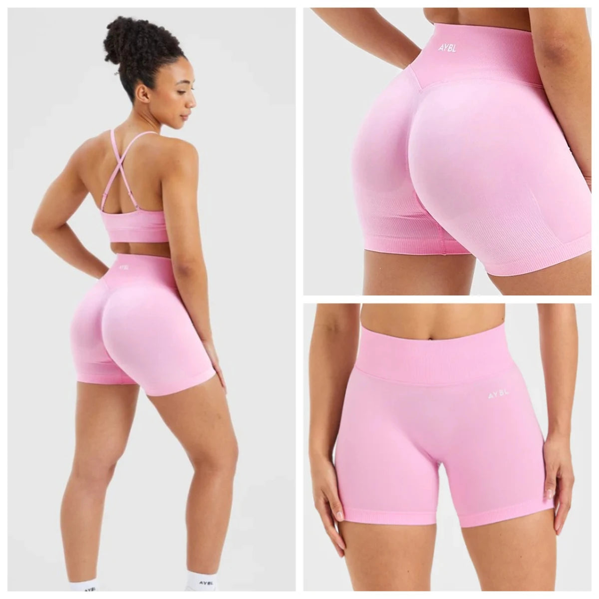 Summer Spice Yoga Shorts – High Quality Hip-Lift Fitness & Pilates Shorts