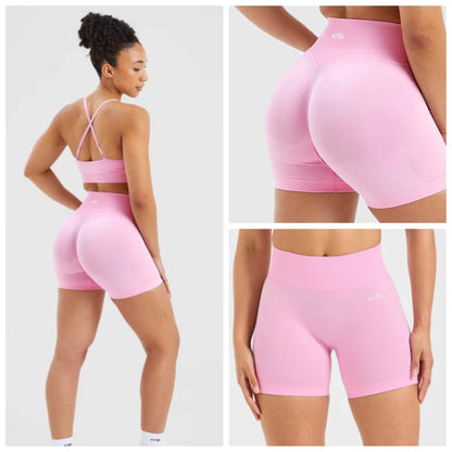 Summer Spice Yoga Shorts – High Quality Hip-Lift Fitness & Pilates Shorts