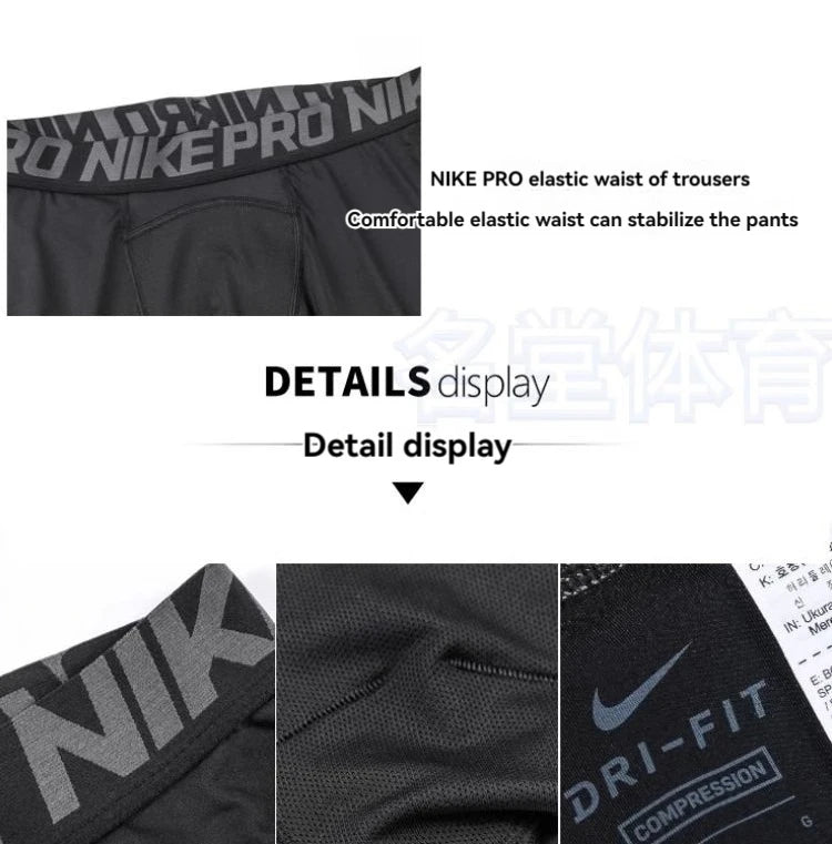 Original Nike Pro Tight Compression Shorts - Men’s Quick Drying