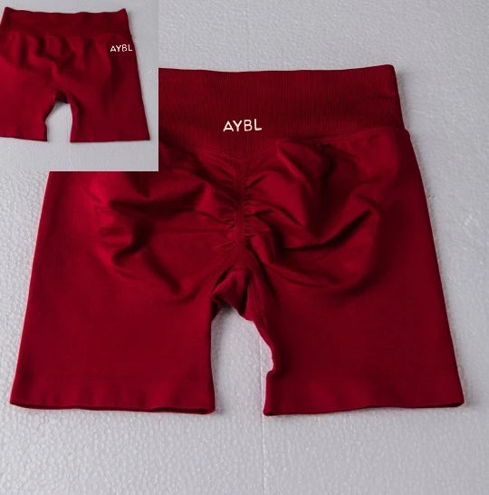 Summer Spice Yoga Shorts – High Quality Hip-Lift Fitness & Pilates Shorts