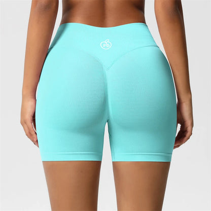 Women’s Seamless Bum-Lift Sports Shorts – High-Waist Training Fit
