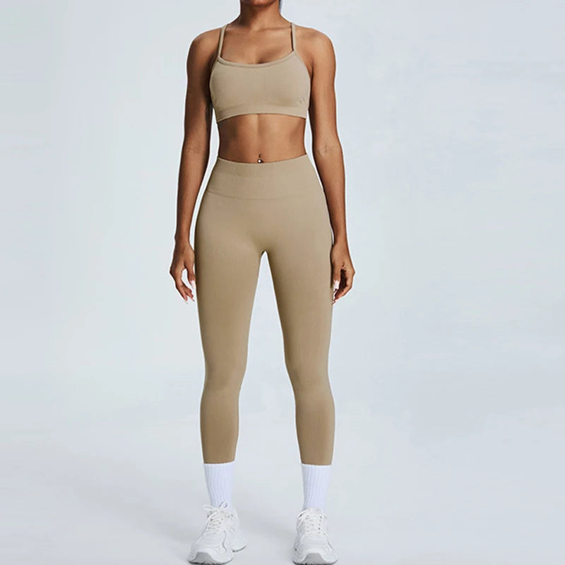 Seamless 2 Piece Gym Suit Women's