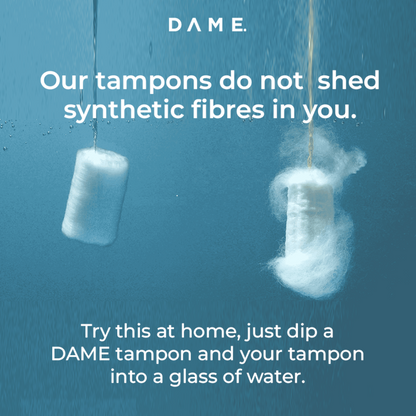 DAME Organic Cotton Tampons – Value Pack