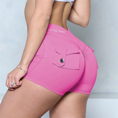 GymBum Women’s V-Back Pocket Shorts