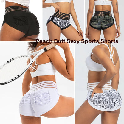 Women's Booty Yoga Shorts - High Waist Butt Lift