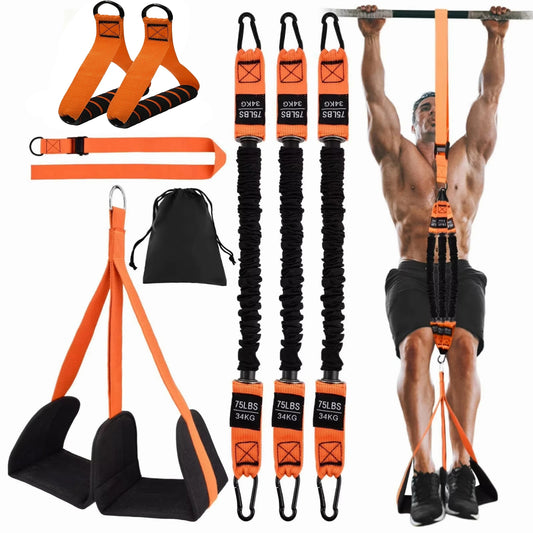 Pull Up Assistance Bands Set Resistance Strap for Pull-ups Assist for Men Women Hanging Training Chin-up Workout Body Stretching.