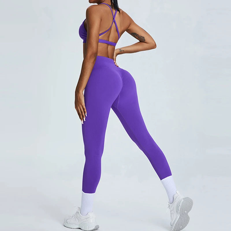 Seamless 2 Piece Gym Suit Women's