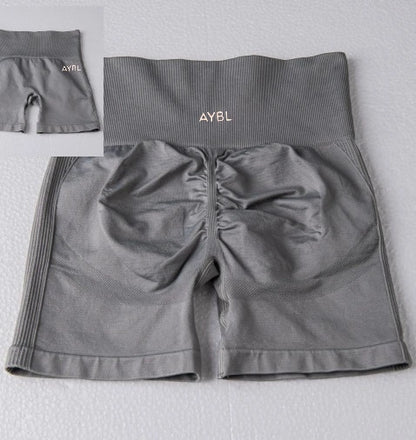 Summer Spice Yoga Shorts – High Quality Hip-Lift Fitness & Pilates Shorts