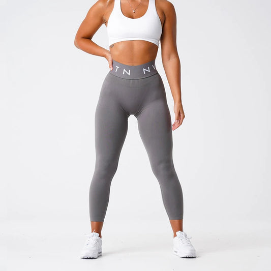 Seamless Scrunch Leggings for Women - High Waisted Butt Lifting Athletic Leggings