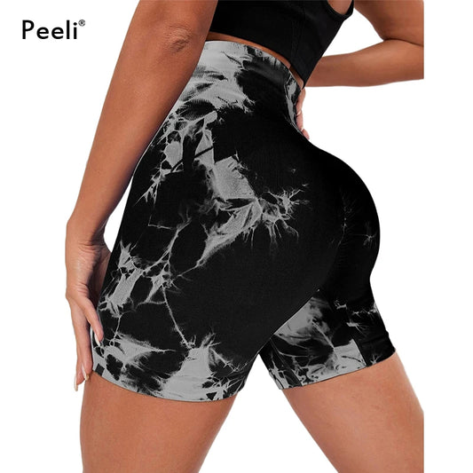 Peeli Seamless Gym Shorts High Waist