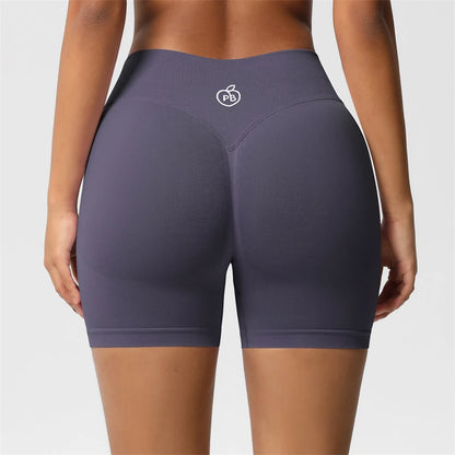 Women’s Seamless Bum-Lift Sports Shorts – High-Waist Training Fit