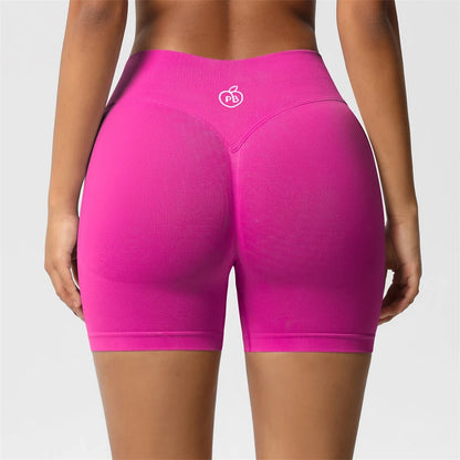 Women’s Seamless Bum-Lift Sports Shorts – High-Waist Training Fit