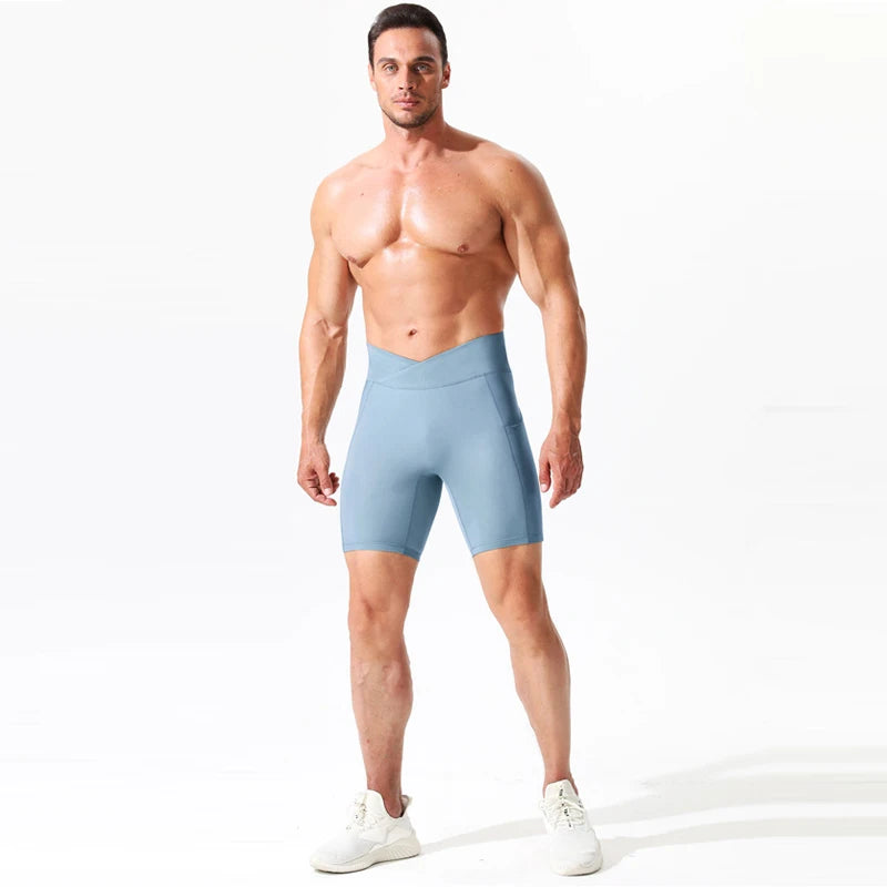 Compression Training Shorts for Men - Summer Sportswear Tights