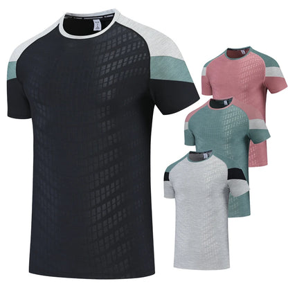 Mens Gym Fast Dry Breathable T-Shirt