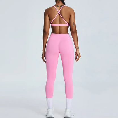 Seamless 2 Piece Gym Suit Women's