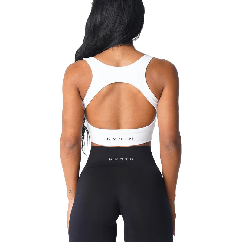 Eclipse Seamless Sports Bra - Breathable Fitness Top