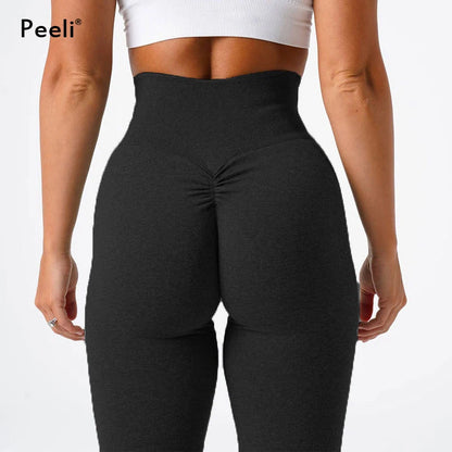 Seamless Leggings Women Workout Scrunch Leggings Yoga Pants Gym Tights Sports Legging Push Up Yoga Leggings Women Clothing