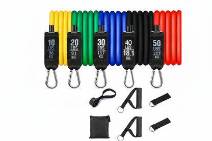 Resistance Band Workout Kit (11-Piece Set).