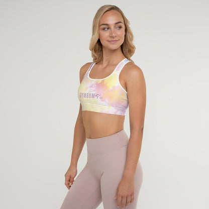 The Gymbum UK QuickDry Tie Dye Padded Sports Bra