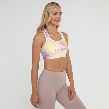 The Gymbum UK QuickDry Tie Dye Padded Sports Bra