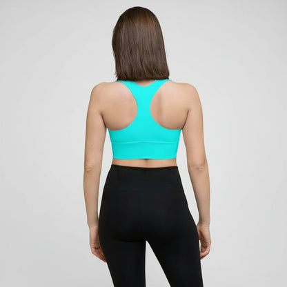 The Gymbumuk UK Sky QuickDry SupportPro Compression Sports Bra