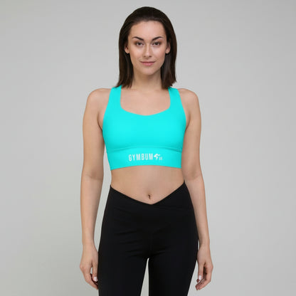 The Gymbumuk UK Sky QuickDry SupportPro Compression Sports Bra