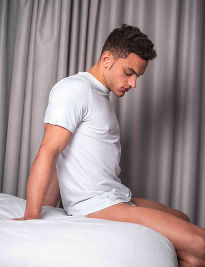 Club Seven Luxe Men's White T-Shirt