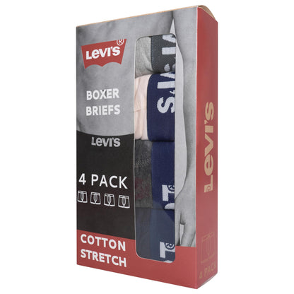 Levi's Men's Cotton Stretch Boxer Briefs – Assorted Multipack