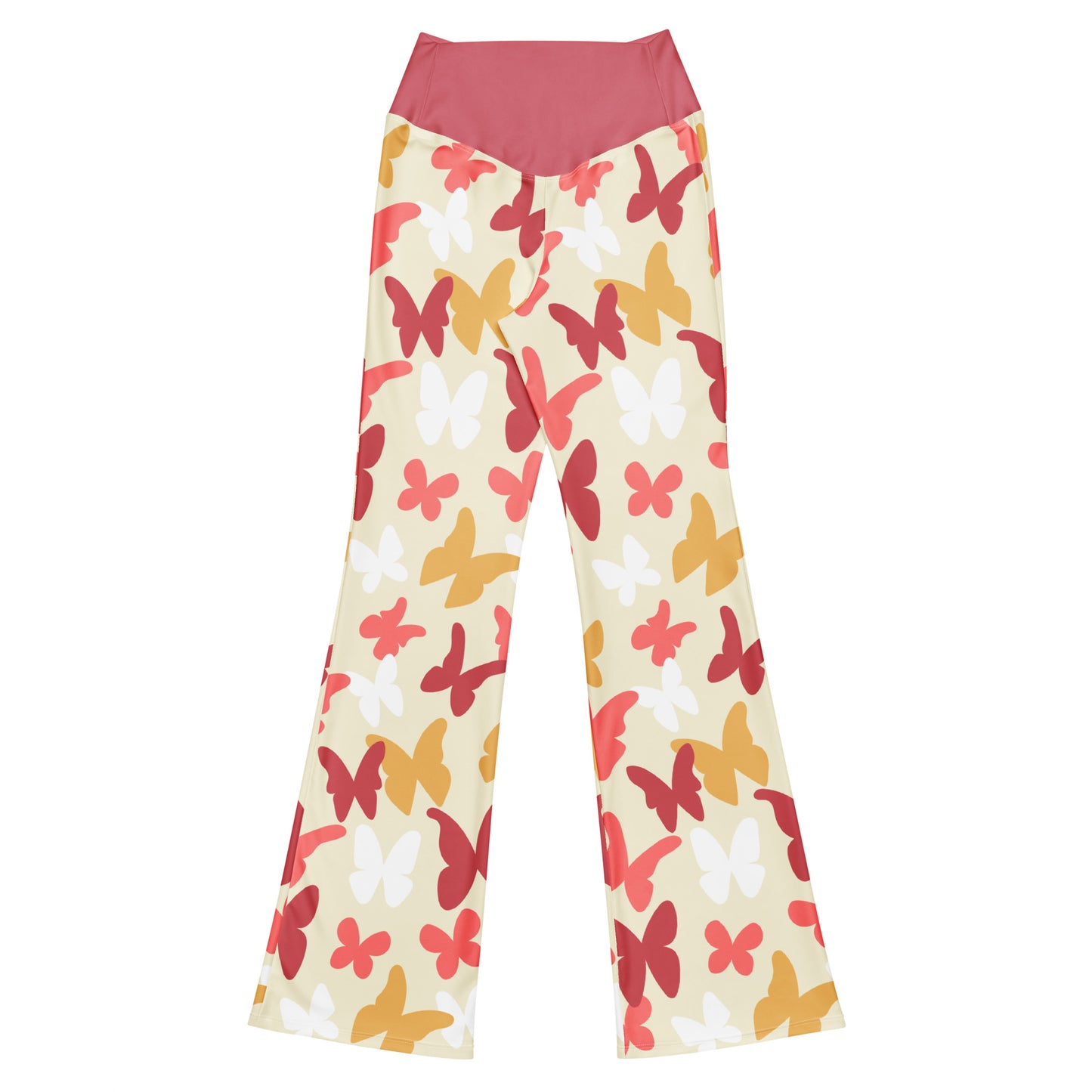 The Gymbum UK 70s Style Butterfly Flare leggings