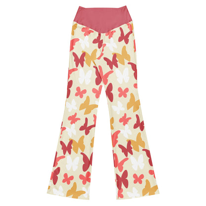 The Gymbum UK 70s Style Butterfly Flare leggings