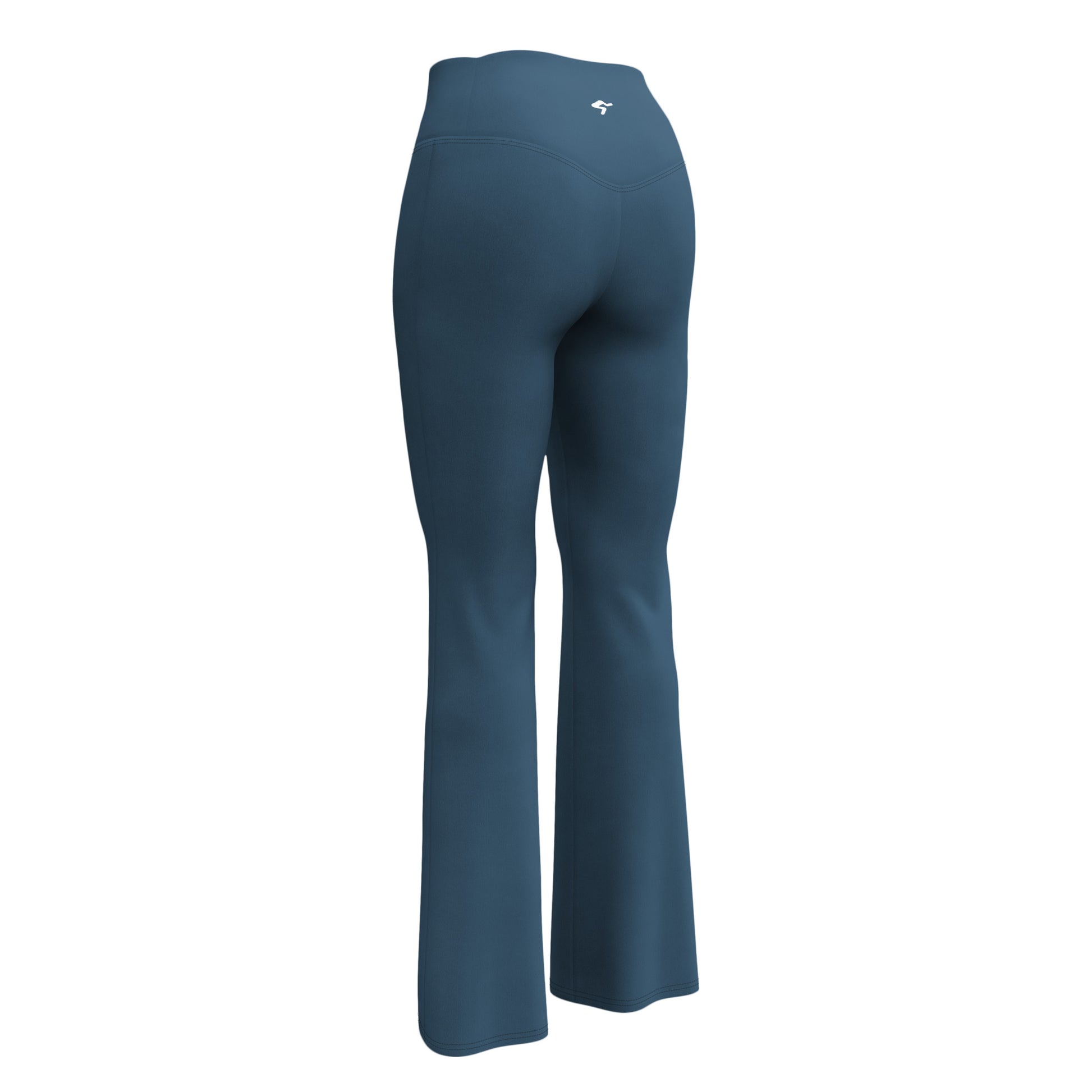 The Gymbum UK Arapawa Blue QuickDry Flare leggings