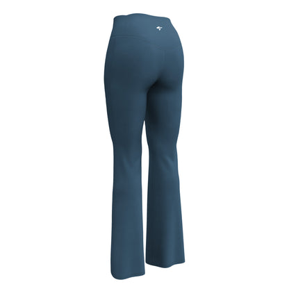 The Gymbum UK Arapawa Blue QuickDry Flare leggings