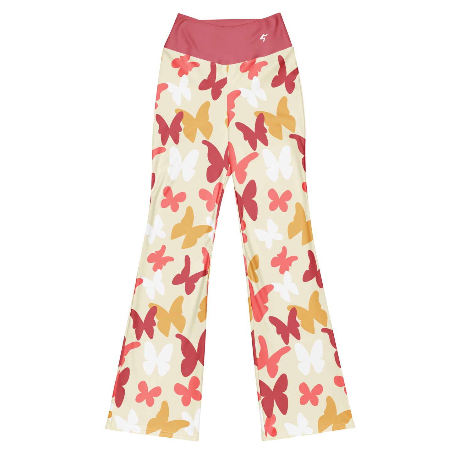 The Gymbum UK 70s Style Butterfly Flare leggings