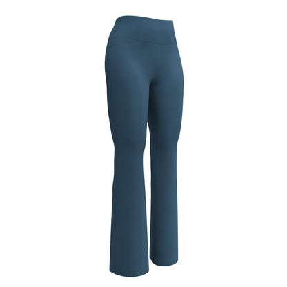 The Gymbum UK Arapawa Blue QuickDry Flare leggings