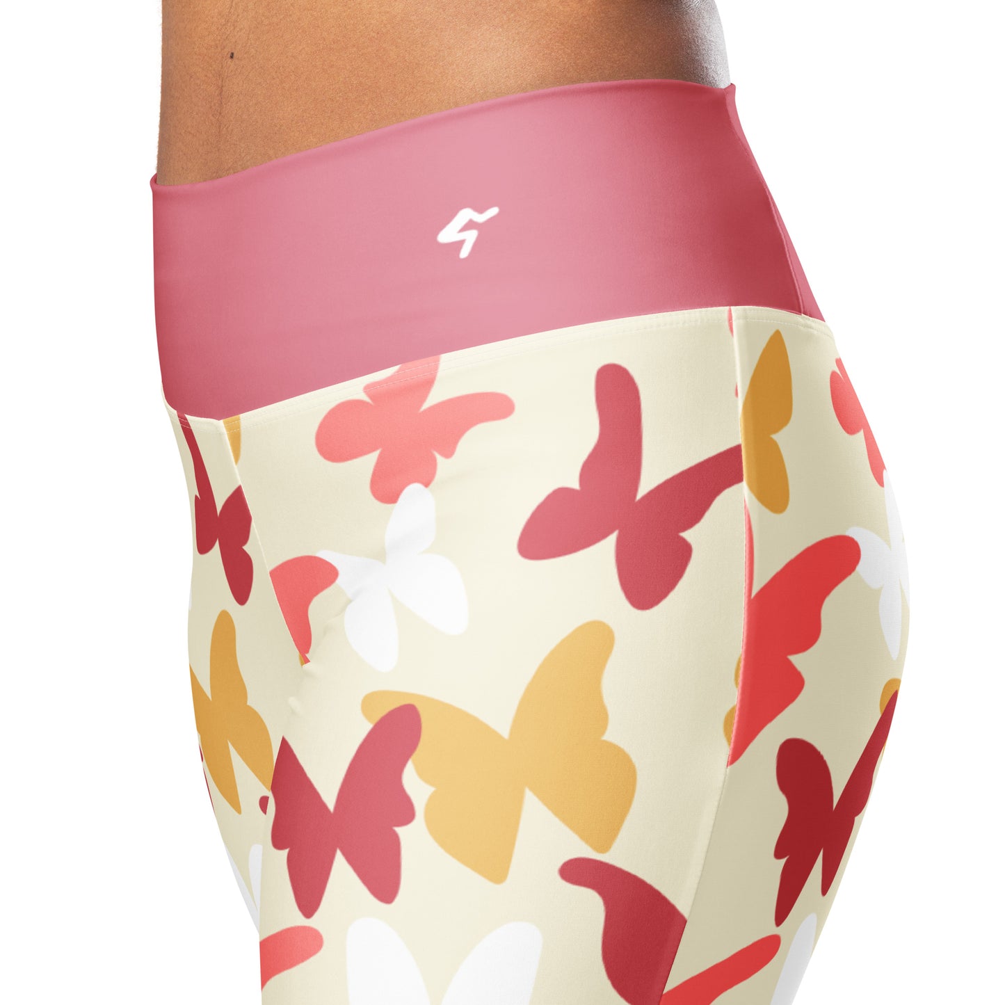 The Gymbum UK 70s Style Butterfly Flare leggings