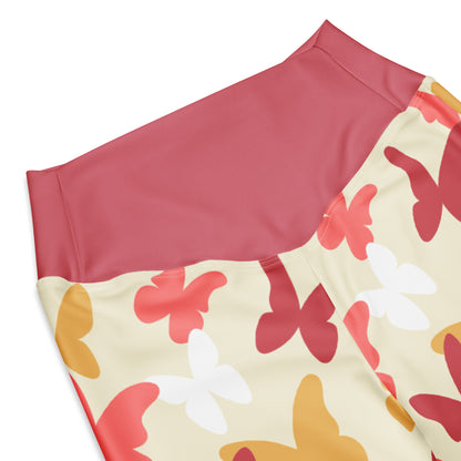 The Gymbum UK 70s Style Butterfly Flare leggings