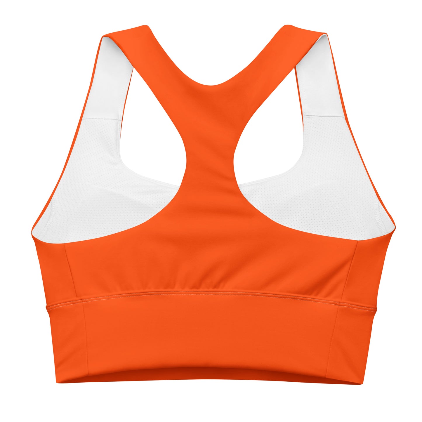The Gymbum UK Orange QuickDry sports bra