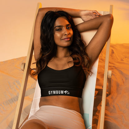 The Gymbum UK Black QuickDry SupportPro Compression Sports Bra