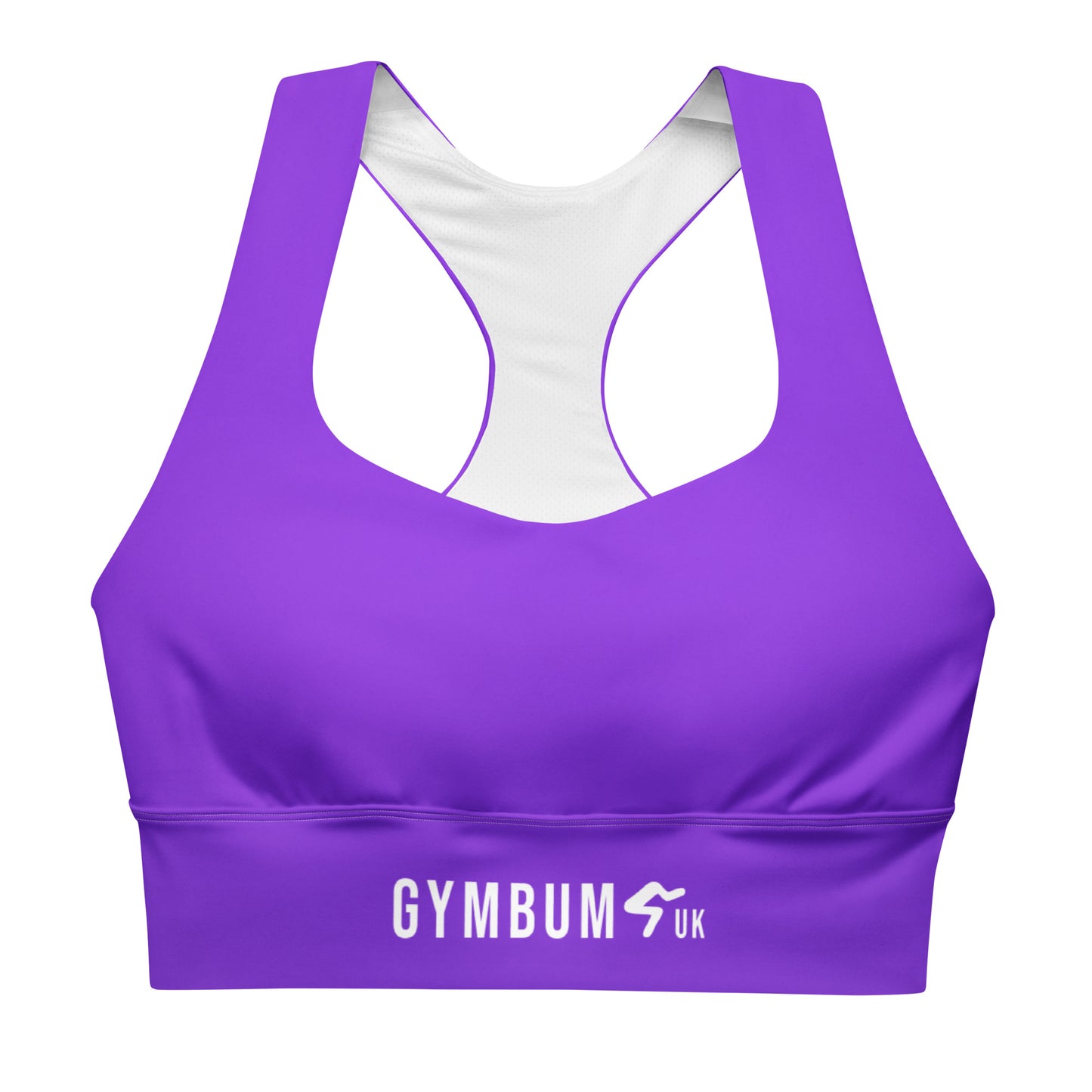 The Gymbum UK Purple QuickDry SupportPro Compression Sports Bra