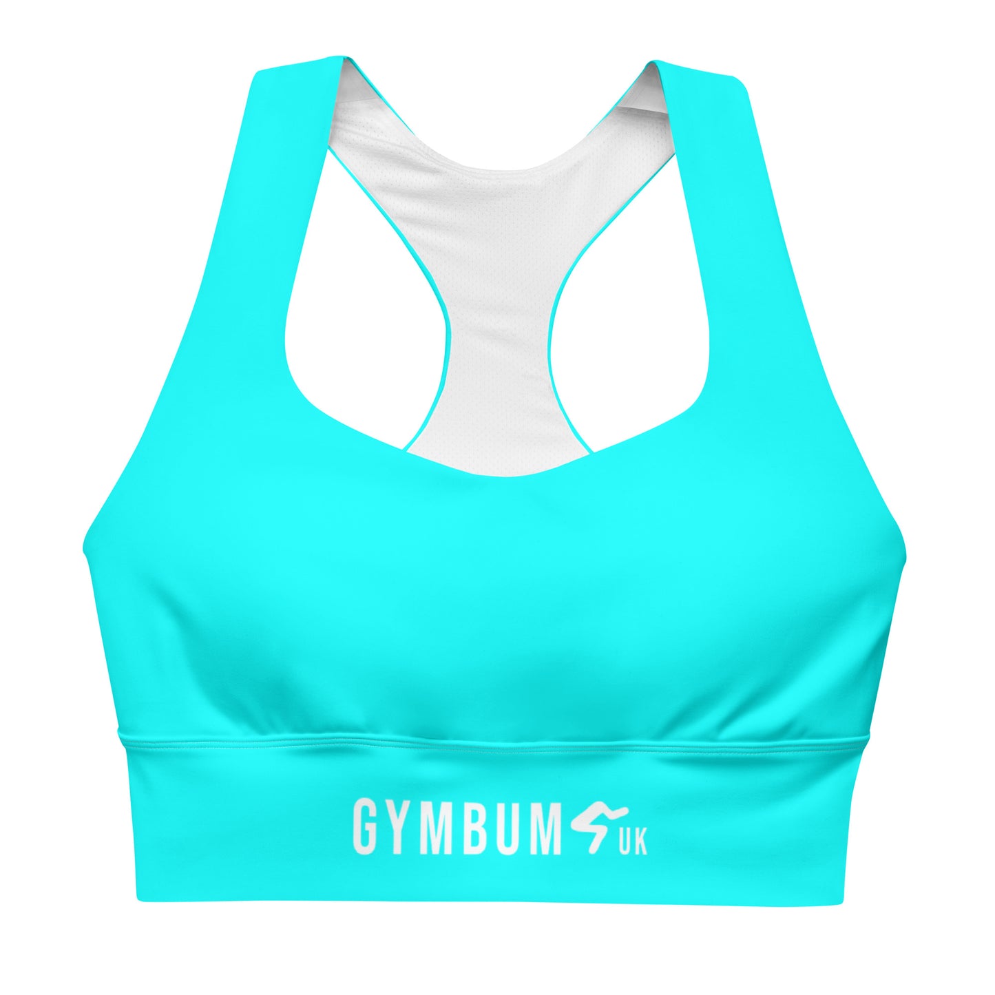 The Gymbumuk UK Sky QuickDry SupportPro Compression Sports Bra