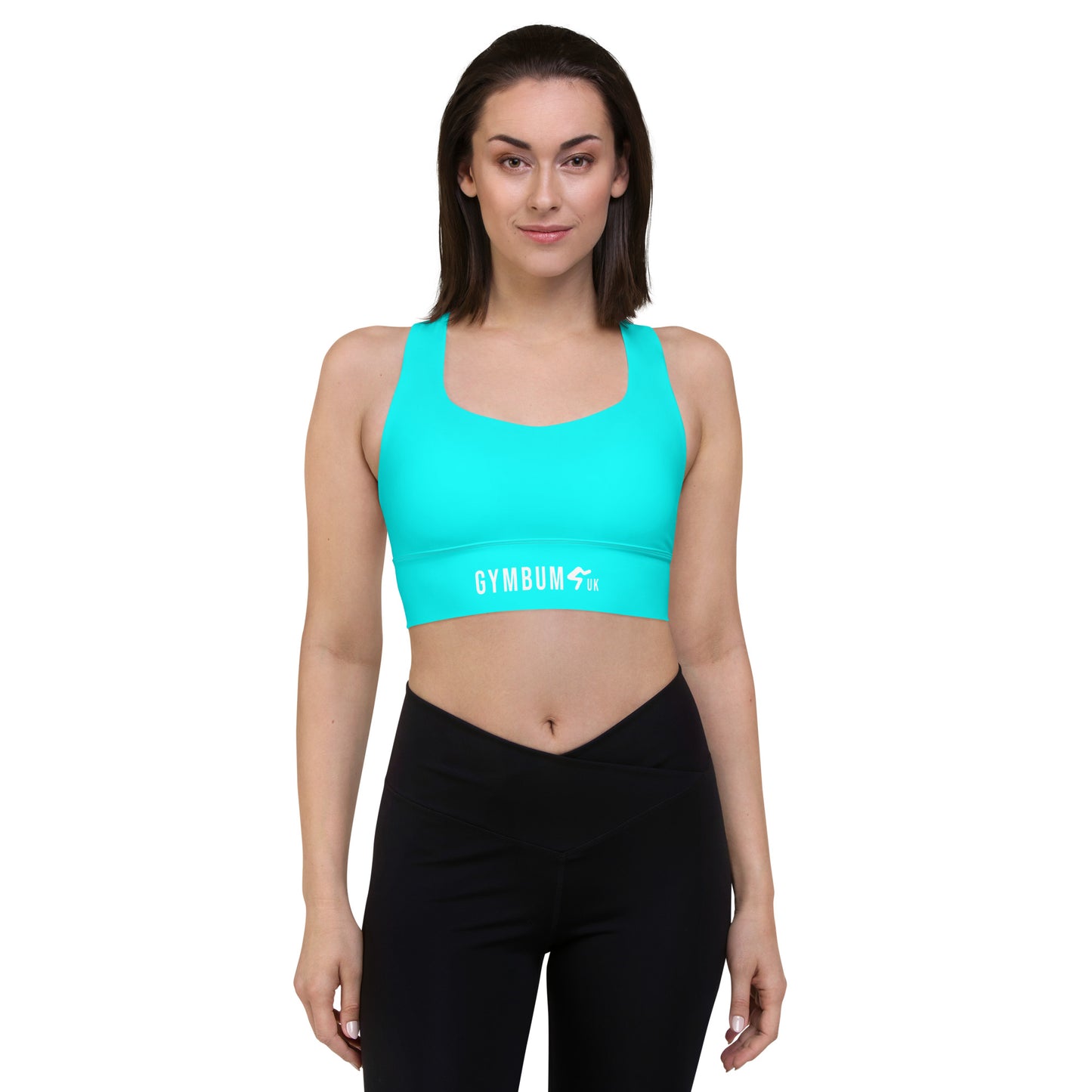 The Gymbumuk UK Sky QuickDry SupportPro Compression Sports Bra