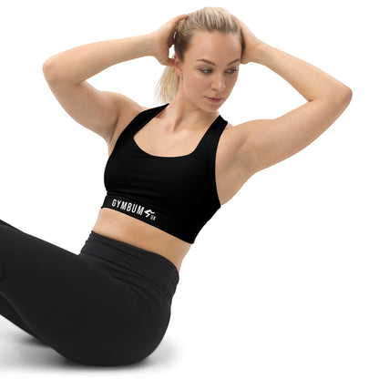 The Gymbum UK Black QuickDry SupportPro Compression Sports Bra