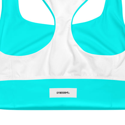 The Gymbumuk UK Sky QuickDry SupportPro Compression Sports Bra