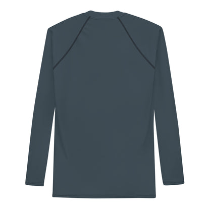 The Gymbum UK Charcoal aqua Men's Performance Rash Guard