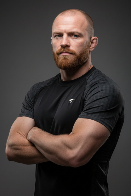 GymBum UK Shadow Check Rash Guard