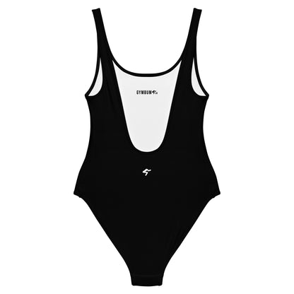 The Gymbum UK Black QuickDry One-Piece Swimsuit