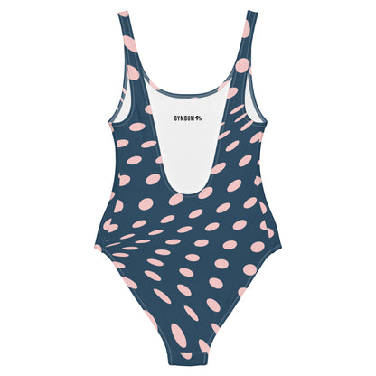 The Gymbum UK Abstract Dots QuickDry One-Piece Swimsuit