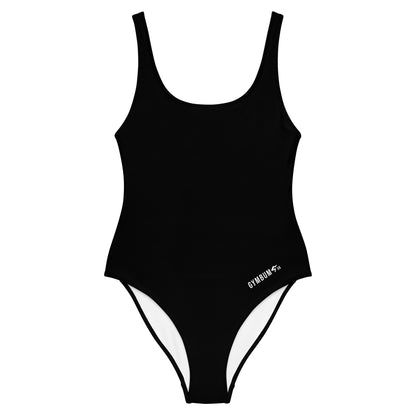 The Gymbum UK Black QuickDry One-Piece Swimsuit